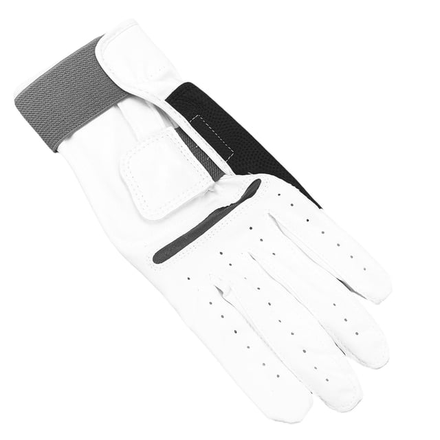 Breathable Sheepskin Golfing Glove Non Slip Swing Guide for Men with Removable Plate