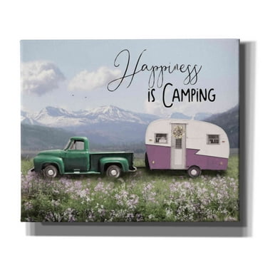 Epic Graffiti 'Spring Camping I' by Lori Deiter, Canvas Wall Art, 24"x20"