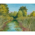 thumbnail image 2 of Fisk, Arnie 32x26 White Modern Wood Framed Museum Art Print Titled - Wetland Sanctuary, 2 of 4