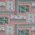 thumbnail image 2 of Zelouf Prairie Park Patchwork On Penelope Crepe  , Sewing, DIY, Crafts Fabric by the Yard, 372 Red/olive, 3 Yard, 2 of 2