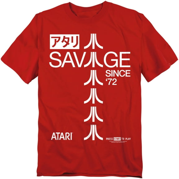 Atari T-Shirt Savage 72 Unisex Graphic Tee For Men & Women