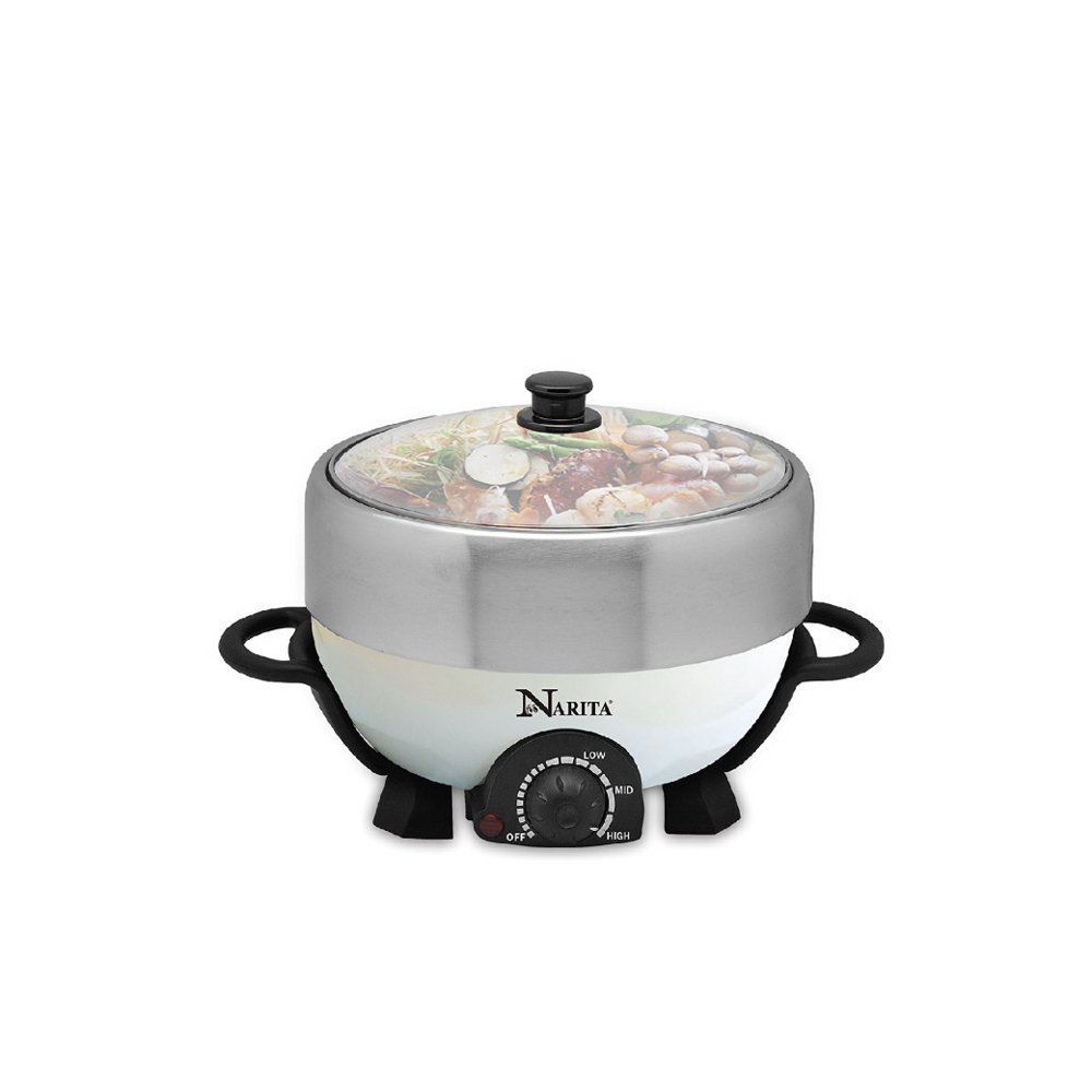 Multifunctional Hot Pot Cooker with Grill Pan