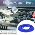 thumbnail image 2 of Unique Bargains Silicone Vacuum Tubing Hose High Temperature 16.4Ft 1/4" 6mm ID 3.5mm Thickness Automotive Vacuum Line Blue 1 Pc 130PSI Max Pressure, 2 of 8