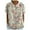 Beige, variant on LINGLANG T Shirts for Women Summer Elegant Lapel Crewneck Linen Shirt Printed Loose Pullover Vintage Casual Workout Tops
