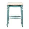 thumbnail image 4 of Linon Martha 30" Backless Bar Stool, Blue, 4 of 6