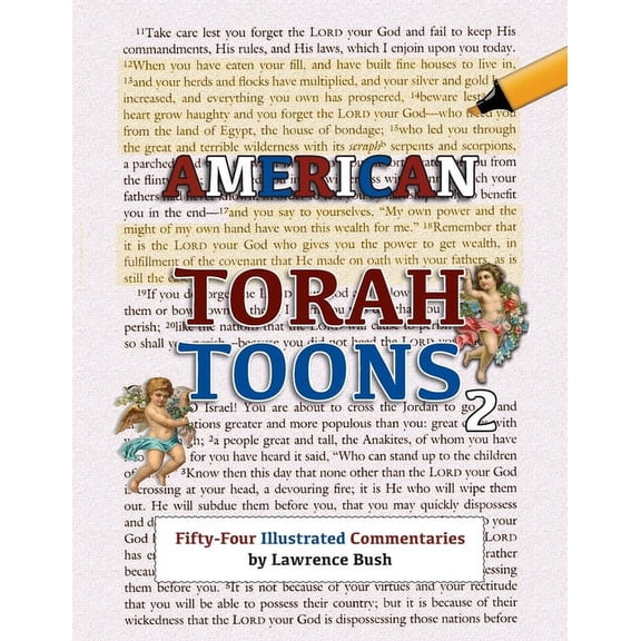 American Torah Toons 2 : Fifty-Four Illustrated Commentaries (Paperback)