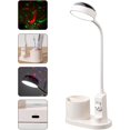 thumbnail image 1 of Led Desk Lamp Starry Sky Projector Children, Reading Lamp Table Lamp Dimmable Starry Sky Projector Lamp With Pen Holder, 1 of 5
