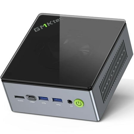 GMKtec Mini PC, 16GB RAM 512GB SSD, AMD Ryzen 7 PRO 6850H(up to 4.7GHz), Desktop Mini Computers, Oculink, Dual TYPE-C, Dual RJ45 2.5G, NucBox M7