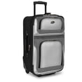thumbnail image 3 of Luggage U.S. Traveler New Yorker, juego ligero de 4 piezas, gris, 3 of 9