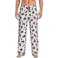 thumbnail image 1 of Balery Poodle Dog Pantalones de pijama para hombre, pijama ultraligero, pantalón de descanso-Medium, 1 of 6
