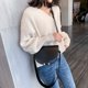 thumbnail image 5 of Bolso bandolera de cuero para mujer, bandolera pequeña de viaje con hombro semicircular, 5 of 5