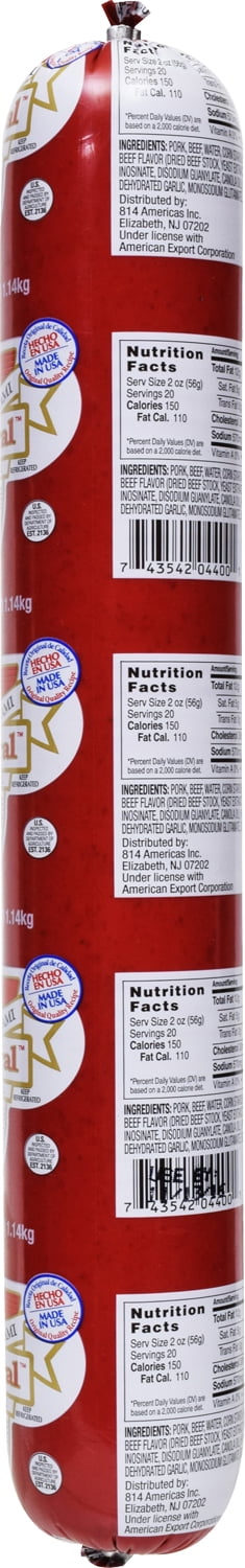 Higueral Original Cooked Salami, 40 oz
