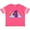 Football Pink and White, variant on Inktastic 4th Birthday Rainbow Girls Toddler T-Shirt