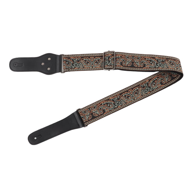 Guitar Strap, Decoration Wear Resistant Easy To Install Bass Shoulder Strap Adjustable With Non Slip Buckles For Stringed Instrument