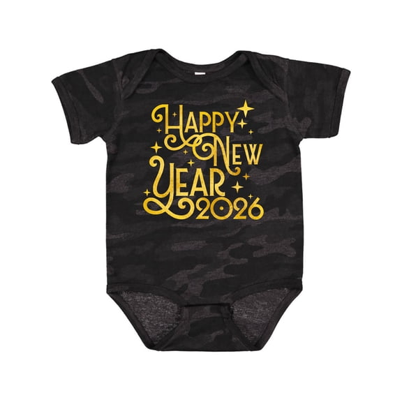 Inktastic Happy New Year 2026 Boys or Girls Baby Bodysuit