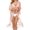 Pink, variant on Lilgiuy Ladies Coat Multicolor Weave Openwork Tassel Suspenders Beach Vacation Bikini Cover-Up Winter Clothes for 2022