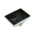 thumbnail image 3 of Plaisir 18.5" Rectangle Undermount Bathroom Sink in Matte Black, 3 of 10