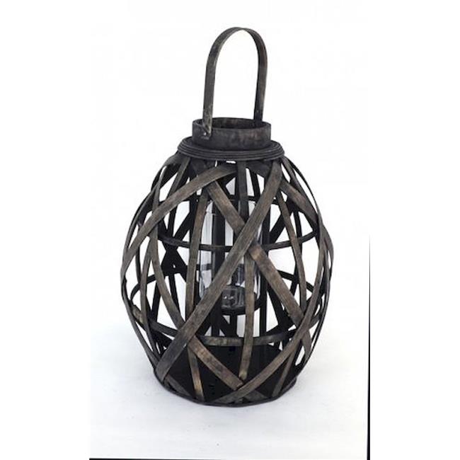 13 x 16 in. Bamboo Lantern Candle Holder