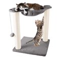 thumbnail image 1 of Hamaca para Gatos con Postes para Rascar PETMAKER Gris, 1 of 6