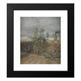 thumbnail image 2 of Thorvald Niss 12x14 Black Modern Framed Museum Art Print Titled - Sunflowers on a Beach (1893), 2 of 5