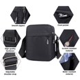 thumbnail image 4 of Bolsa de Mensajero de Vije para Hombres y Mujeres Bolso de Hombro de Vije Liviano, 4 of 7