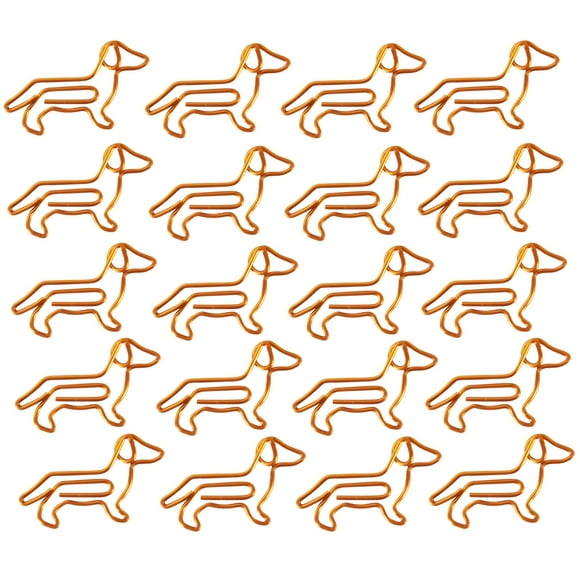 20 Pinces à Papier en Forme d'Animaux pour Enfants - Couleurs Assorties, Enduites, Pinces Amusantes pour Signets, Fournitures de Bureau pour l'Organisation des Documents