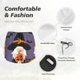 thumbnail image 4 of KLL Halloween Gnomes Pattern Shorts Women,Athletic Shorts High Waisted Running Shorts Pocket Sporty Short Gym Elastic Workout Shorts-Medium, 4 of 7