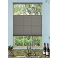 thumbnail image 3 of BlindsAvenue Cordless Top Down/Bottom Up Light Filtering Cellular Honeycomb Shade, 9/16" Single Cell, Antique Pewter, Size: 24.5" W x 48" H, 3 of 5