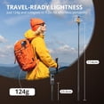 thumbnail image 3 of ATUMTEK Palo Selfie Invisible de 114 cm, palo monopié extendido de 1/4", diseño sólido y compacto para Insta360, para GoPro, DJI, cámara de acción (soporte con hebilla para GoPro y correa para muñeca, 3 of 5