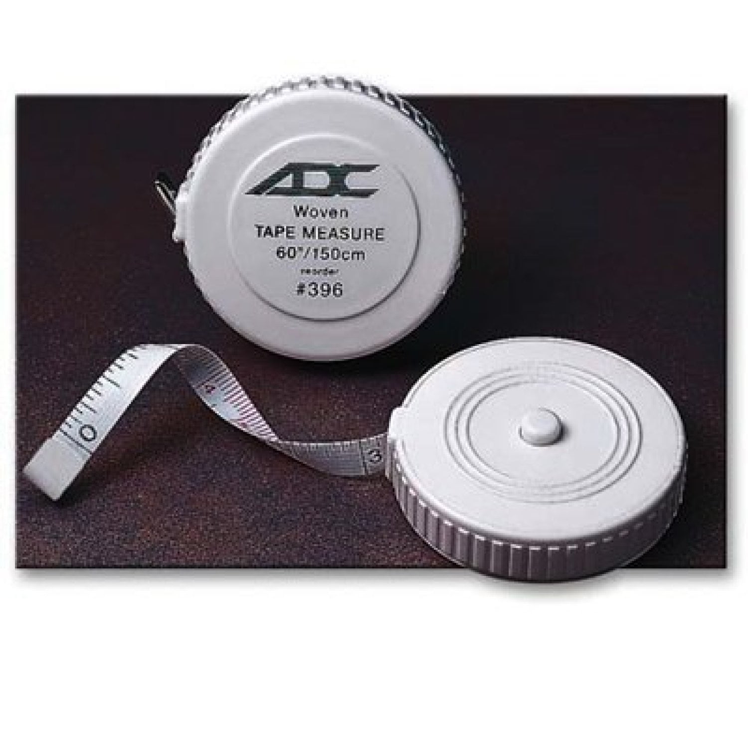 ADC Woven Tape Measure (Pack of 2), Woven tape measure with dual scale. 60/150cm length. Push