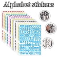 thumbnail image 4 of 24 Sheets 3024 Pieces 12 Colors Self Adhesive Letter Number Stickers Kit, Mailbox Numbers Sticker, Alphabet Number Stickers, Decals for Sign, Kitchen,Door, Business, 4 of 6