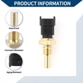 thumbnail image 3 of Sensor de temperatura del refrigerante del motor Unique Bargains No.4010644 Sensor de temperatura del agua para Polaris Sportsman 450 2016-2018 1 Pc, 3 of 6