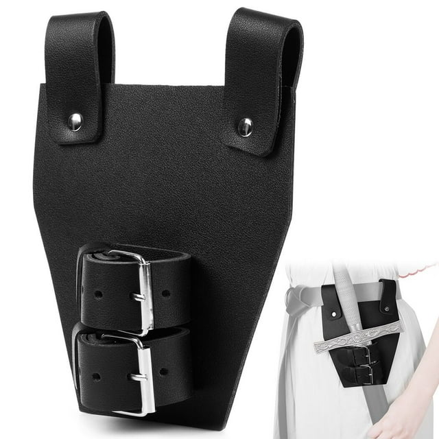 Medieval Leather Sword Frog , Étui Universel pour Épée, Dague et Grenouille, Support de Fourreau pour Rapière, Accessoires de Costume Médiéval pour Chevalier, Assassin, Guerrier, Roi