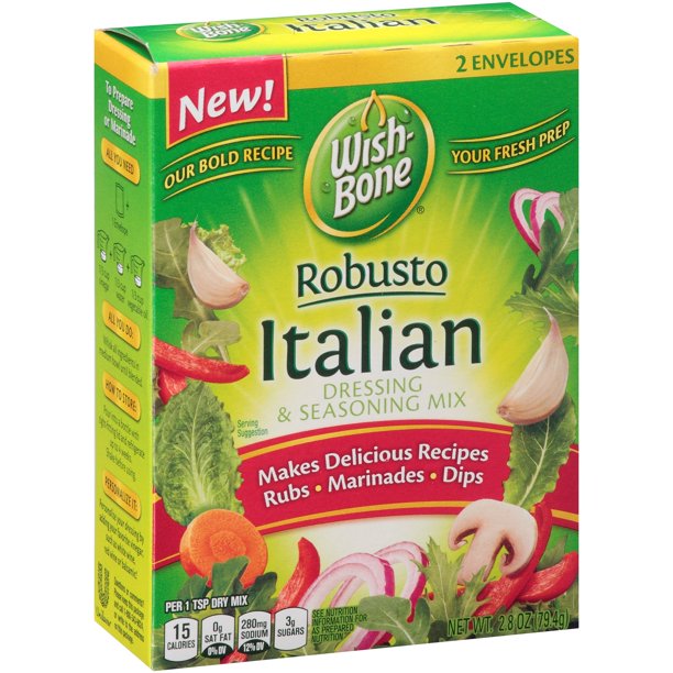 WishBone Robusto Italian Dressing & Seasoning 2 ct Box