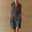 Dark Gray, variant on Women's Summer Rompers Casual Sleeve Short Jumpsuits Button Down V Neck Collar Pleated Fashion Solid Color Beach Vacation Travel Outdoor Outfits with Pockets