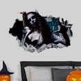 thumbnail image 1 of Adhesivos de pared Horror Zombie Nurse 3D con efecto de pared rota, 1 of 4