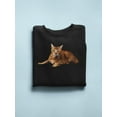 thumbnail image 3 of Elegant Chausie Staring Sweatshirt Men -Image by Shutterstock, Male 3X-Large, 3 of 4