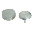 thumbnail image 1 of Chicago Faucets 151.551.ID.1 Turn Control Tub Drain Trim, Brushed Nickel, 1 of 4