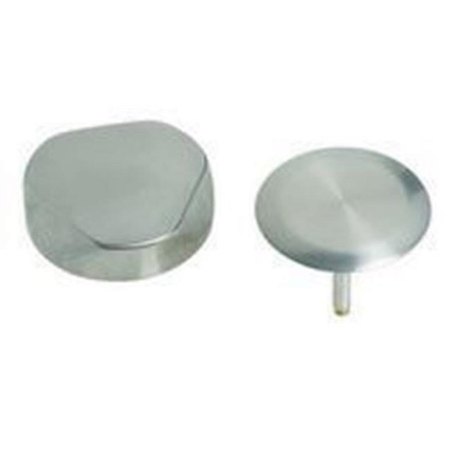 Chicago Faucets 151.551.ID.1 Turn Control Tub Drain Trim, Brushed Nickel