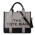 thumbnail image 1 of Bolso Con Letras PU Doble Color Bolso Mujer Bandolera Un Hombro Bolso Portátil Bolso Especial, 1 of 7