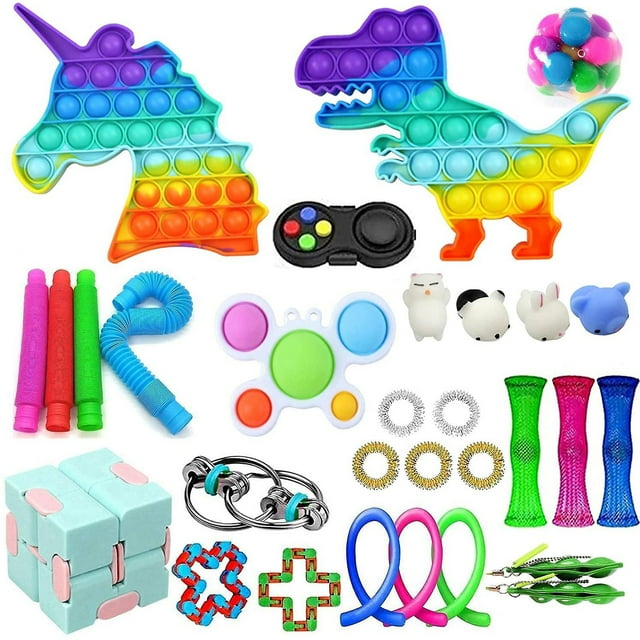 Juguete sensorial Push Bubble Fidget para aliviar el estrés del autismo