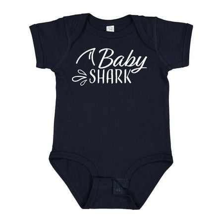 

Inktastic Baby Shark with Shark Fin Boys or Girls Baby Bodysuit