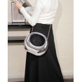 thumbnail image 6 of Metallic Womens Evening Bag Y2k Metallic Moon Shape Bag Acrylic Handbag Clutch Purse for Wedding Parties Travel 2024, 6 of 9