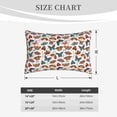 thumbnail image 5 of Haiem Pillowcase for Hair and Skin Queen - Colorful Butterfly Printed Soft Pillowcase with Envelope Closure-14"x20", 5 of 8