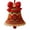 A11_Red 3.93", variant on Yeuimy 2D Acrylic Flat Bell Christmas Tree Ornament,Red Holiday Hanging Pendant with Crochet Pattern Design,Lightweight Keepsake Decor for Xmas Tree Wreath Window and Mantel Display