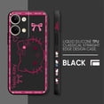 thumbnail image 3 of Case For OPPO RENO 10 8 8T 7 6 5 4 3 LITE 5G PRO PLUS Colour Simple Liquid Silicone Case Cover Funda Pink Hello K-Kitty, 3 of 5