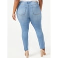 thumbnail image 3 of Sofia Jeans Women's Plus Size Rosa Curvy Side Panel High Rise Ankle Jeans, 3 of 6
