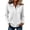 Light Gray, variant on Hsovts Womens Classic Preppy Polo Shirt Collared Long Sleeve Cotton Solid Button Neck Shirts Multi‑Colors Tops Daily Wear Green 2xL