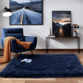 thumbnail image 5 of Blarity Area Rugs for Living Room, 8x10 Area Rugs for Bedroom, Soft Fluffy Rug with Anti-Skid Backing for Indoor Home Floor, Room Decor Carpet, Blue, 5 of 5