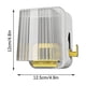 thumbnail image 3 of Estante para Cepillos de Dientes y Enjuague Bucal Wwl240402005 | Portacepillos de Pared Abs Sin Perforaciones con Drenaje | Organizador de Pasta de Dientes Compacto para Baño E Inodoro, 3 of 6